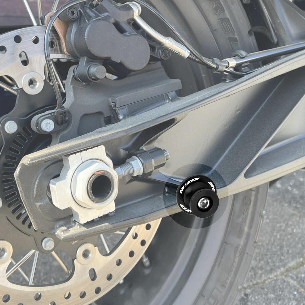M10 Paddock-Ständer Bobbins für 990 Duke 2024 Motorrad Bobbins Spulen für den Paddock-Ständer Motorrad Motorrad Bobbins 990 duke Zubehör (Schwarz)