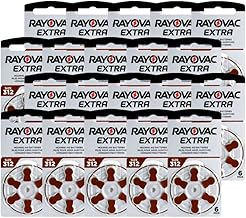 Shop4top Rayovac 120 x Extra Size Advanced 312Mf Pr41 1.45V Zinc Air Hearing Aid Batteries