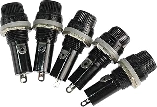 5 Pcs 5 20mm 6 30mm Insurance Tube Socket Fuse Holder for Insurance Panel Mount Fuse Holder 5x20MM 6x30MM New 2026 High for Reliable Electronic Component, Precision, Stable Performance