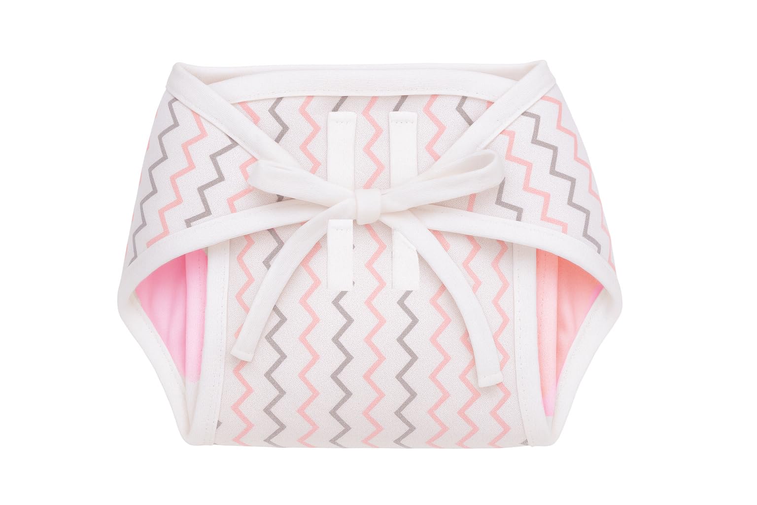 muslin padded nappy Pack of 3 | New Born Baby Essentials | 100% Pure Cotton Double Layered Baby Langot, Extra Soft & Breathable Nappy For Baby Girl And Baby Boy, Fits 0-6 Months|semi-waterproof|Double loop|Tie-ons-image-26