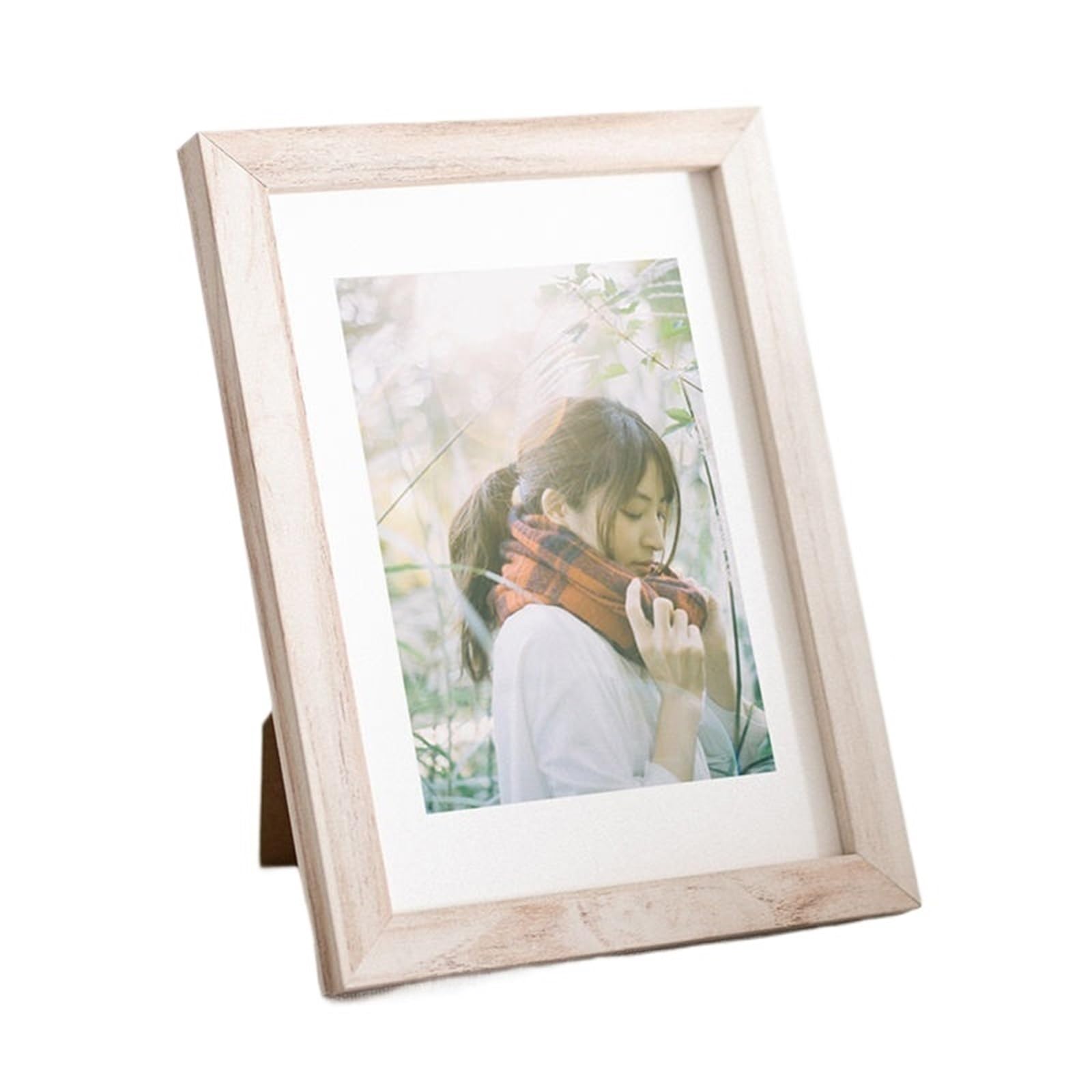 DAJGRHE Photo Frame Wooden Picture Frame For Walls 10X15 15X20 20X25 A4 Vintage Photo Stand For Pictures Decor(Old White,20X25cm 10inch)