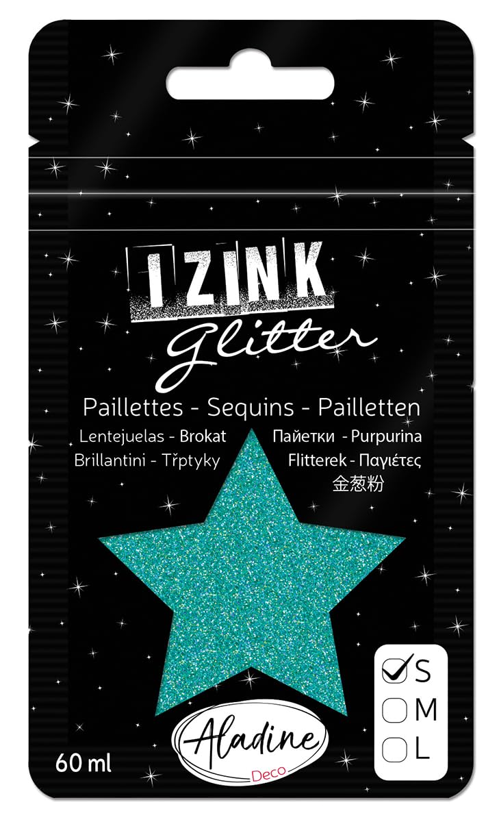 Aladine - Izink Glitter Turquoise 60ml