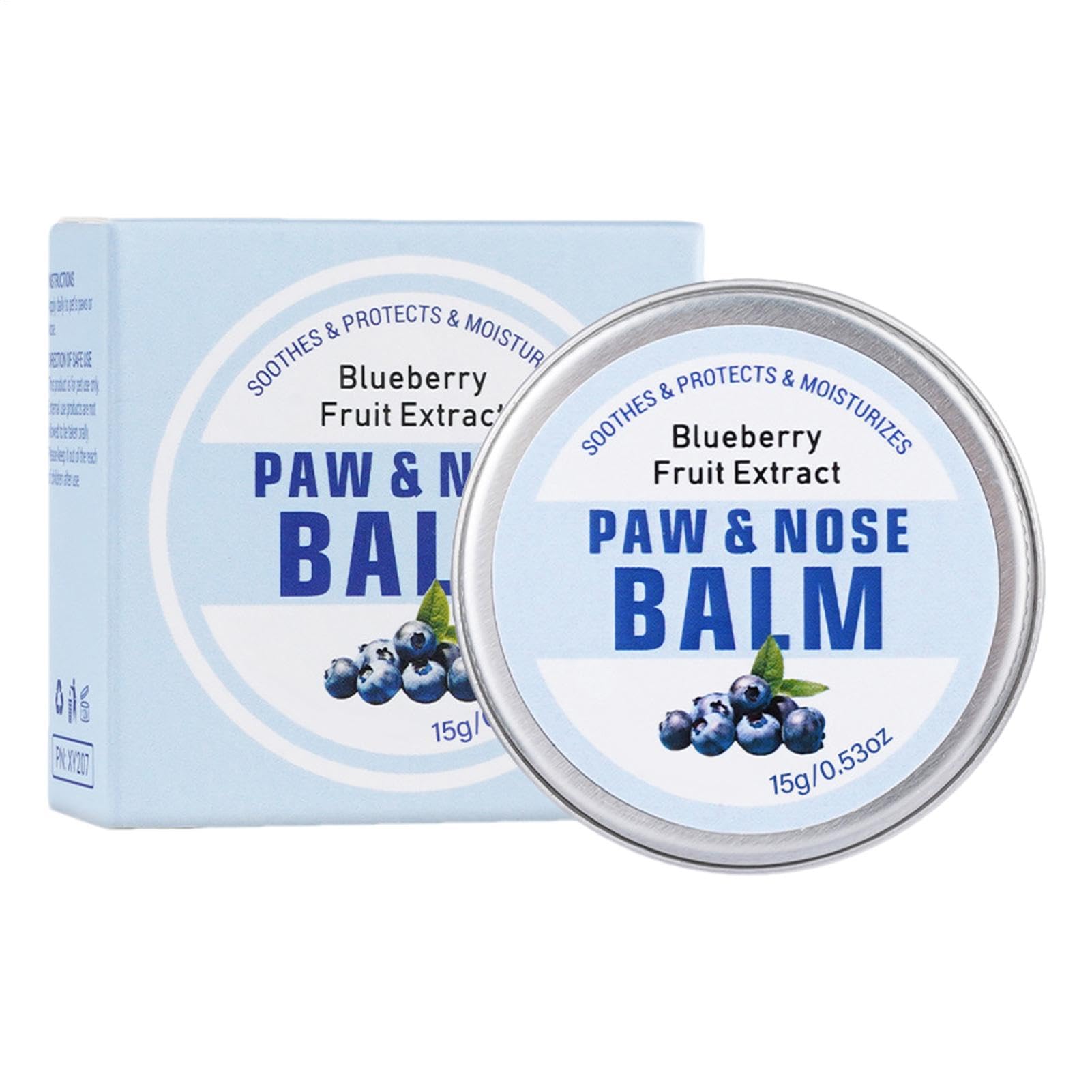 Dog Paw Balm - 15g Dog Nose And Paw Balm | Moisturizing Natural Cat Paw Balm | Heat Protection Paw Protection Balm | Cat Dog Cracked Removal Wax Balm | Natural Revitalizing Paw Pad Balm For Dogs