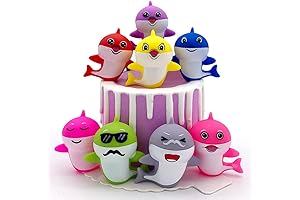 MILIUS Baby Shark Cake Decorations