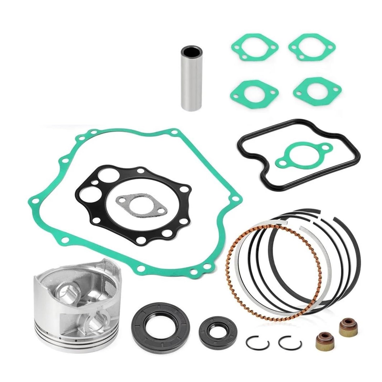 Kit Di Revisione Motore Completo (pistone, Fasce Elastiche, Guarnizioni E Paraolio) Per Golf Cart DS Precedent FE350 1996-2006 1017449-01