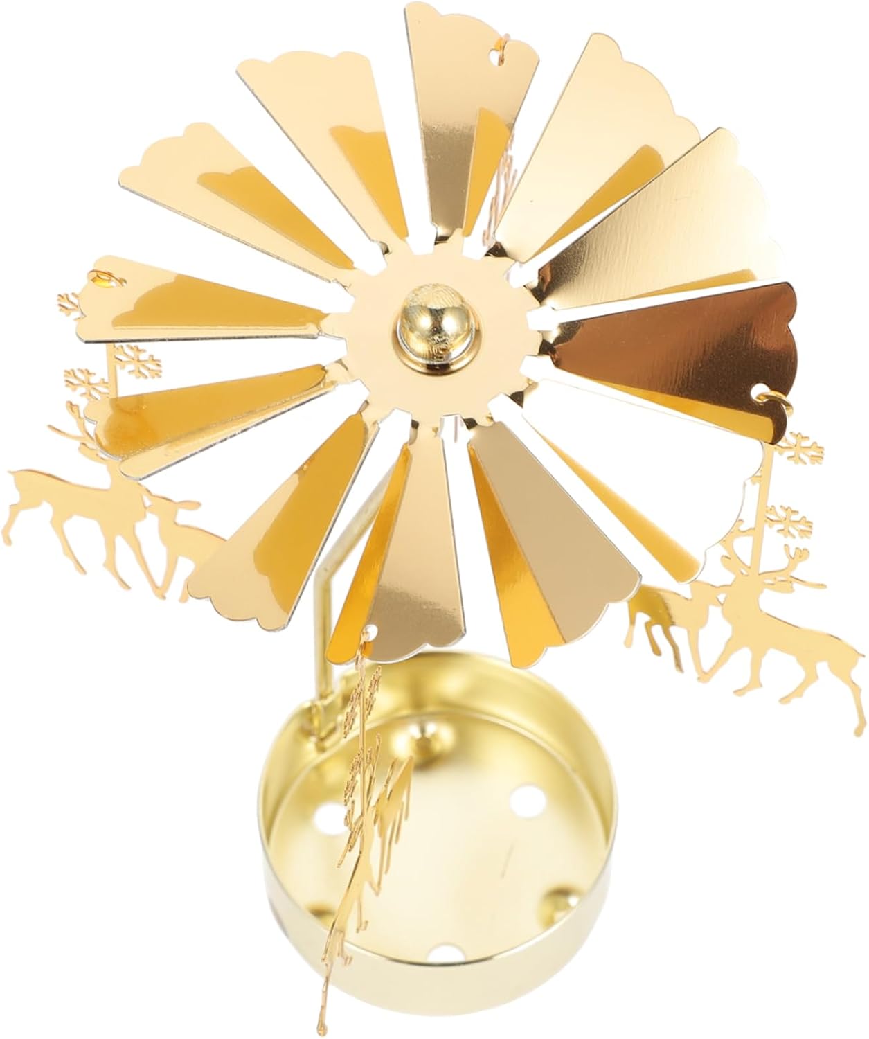 VINTORKY 1 x Elk Lantern Reindeer Candle Holder Christmas Tea Light