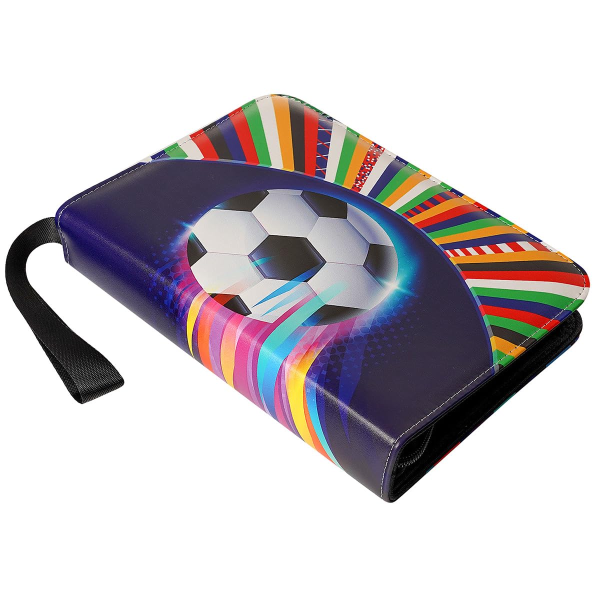 Fußball Sammelkarten Alben Kartenhalter Fussball Karten Sammelalbum Hüllen Sammelalben 4-taschen Football Sammelkarten Tauschkarten 50 Seiten 400 Karten Album Fußball-2024
