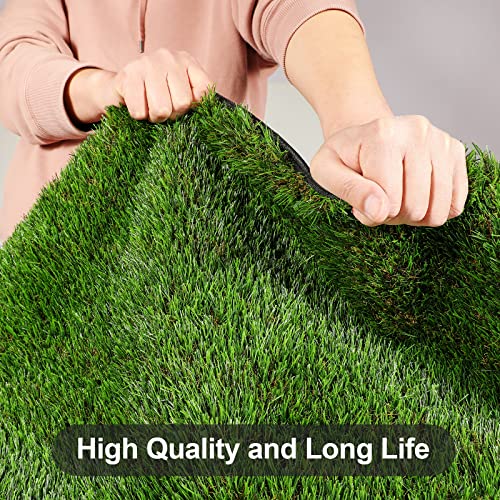Askiz Dog Grass Pee Pad For Large Dog, 2 Pack 39.3"X31.5" Fake Grass Patch For Dog Potty,Reusable Puppy Training Turf Mat Artificial Grass For Dog Litter Apartment Balcony Indoor Outdoor #TOP6