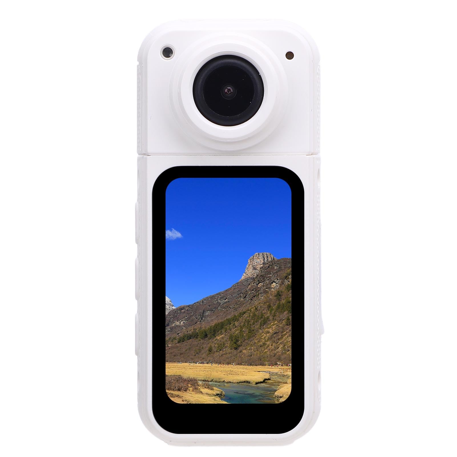 Compact Action Camera, 4K 1.47in Screen Ultra HD Outdoor Sports Camera, WiFi Editing App, 180° Rotating Lens, Strap Design, HB Series Lenses, for Maximum Detail-image-17