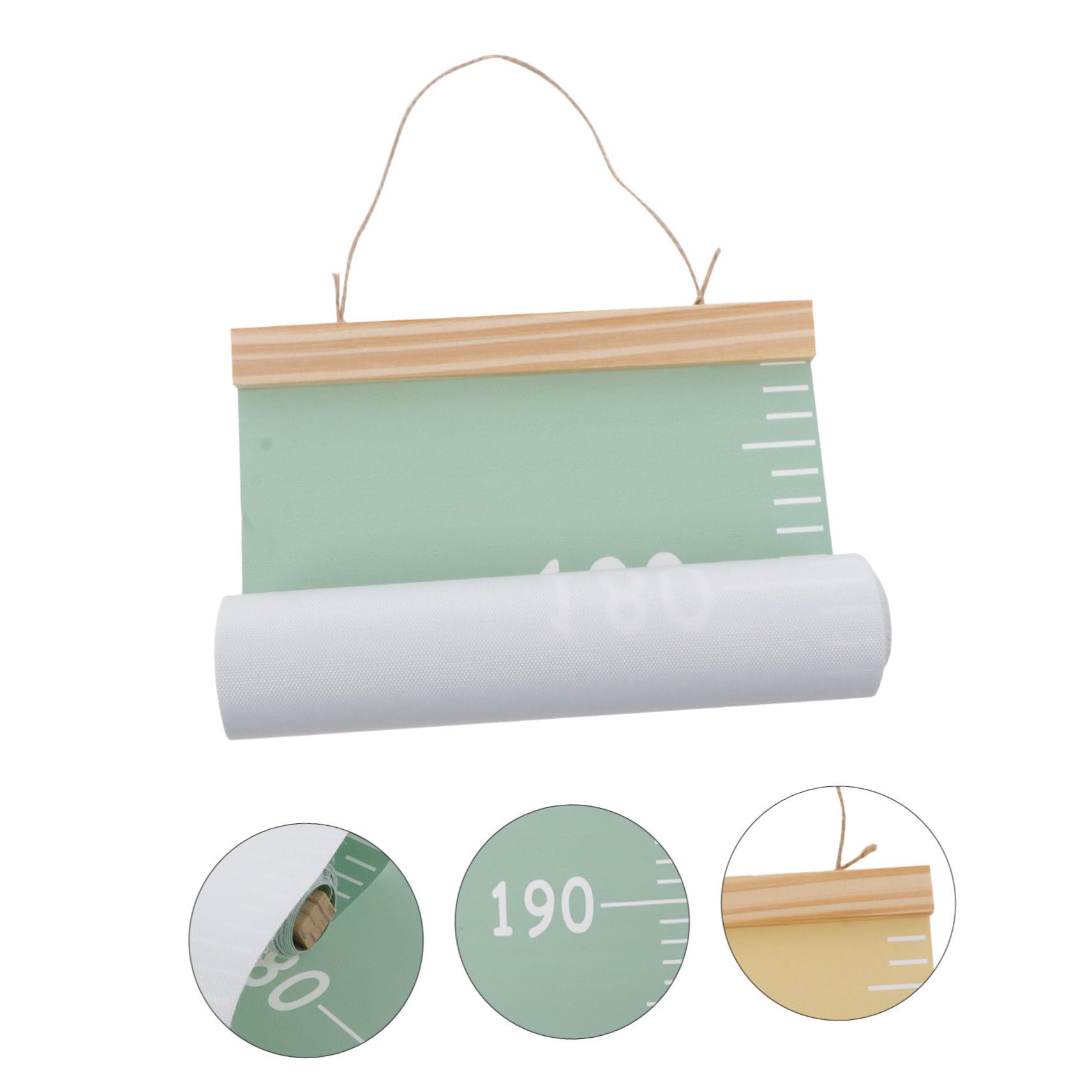 VICASKY 4piezas Regla Colgante De Medición De Altura Para Niño Niña Decorativa y Práctica Crecimiento Infantil Casa Medidor Ecológico Lienzo Adorable Decoración Para Habitaciones De
