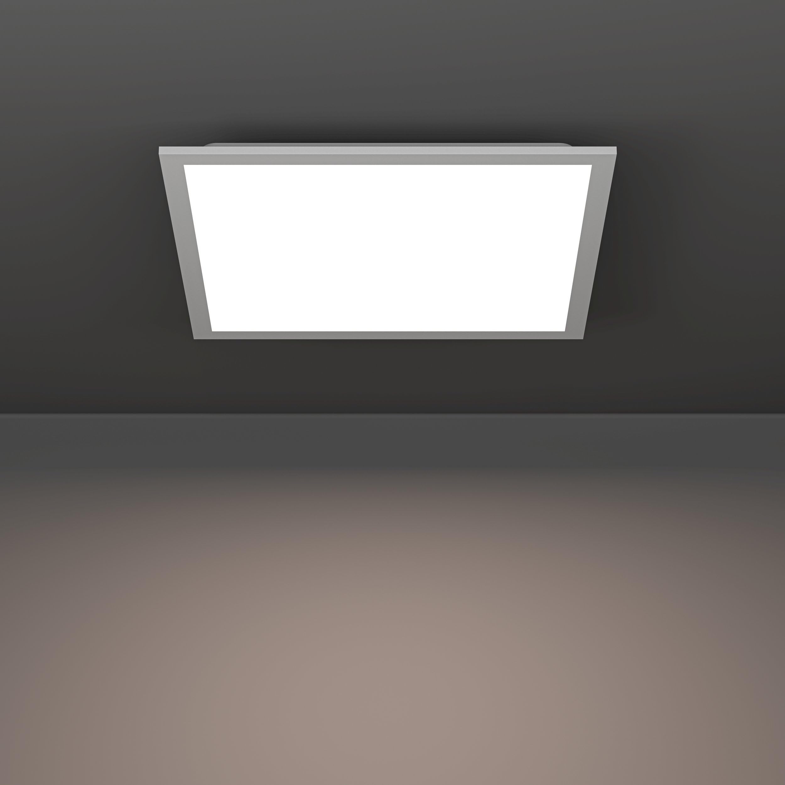 EGLO connect.z Smart-Home LED Panel Moradillo-Z, 40 x 40 cm | ZigBee Deckenleuchte, Matter, App und Sprachsteuerung Alexa, warmweiß-kaltweiß, RGB, dimmbar, Deckenlampe weiß