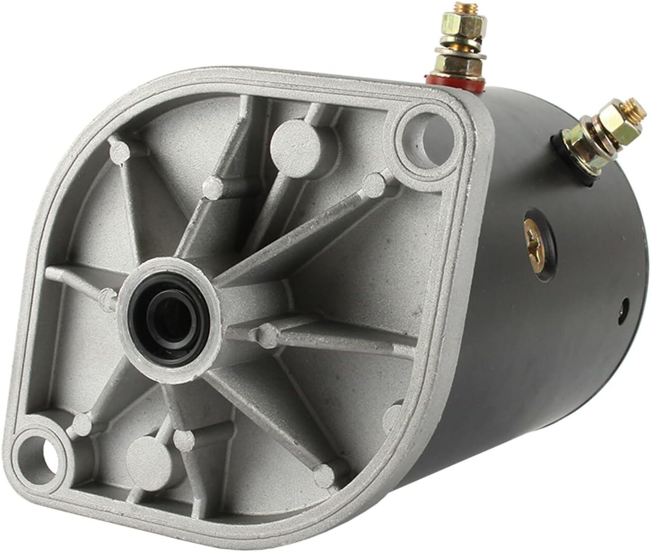 review New Snowplow Motor Compatible with/Replacement for Western Fisher w/Two Posts Snow Plow LPL0045, 21500K, 21500K-1, 10757, MM18896, MM18996, AMT0605, 46-2584, 46-3618, MUE6103, MUE6103S, MUE6111