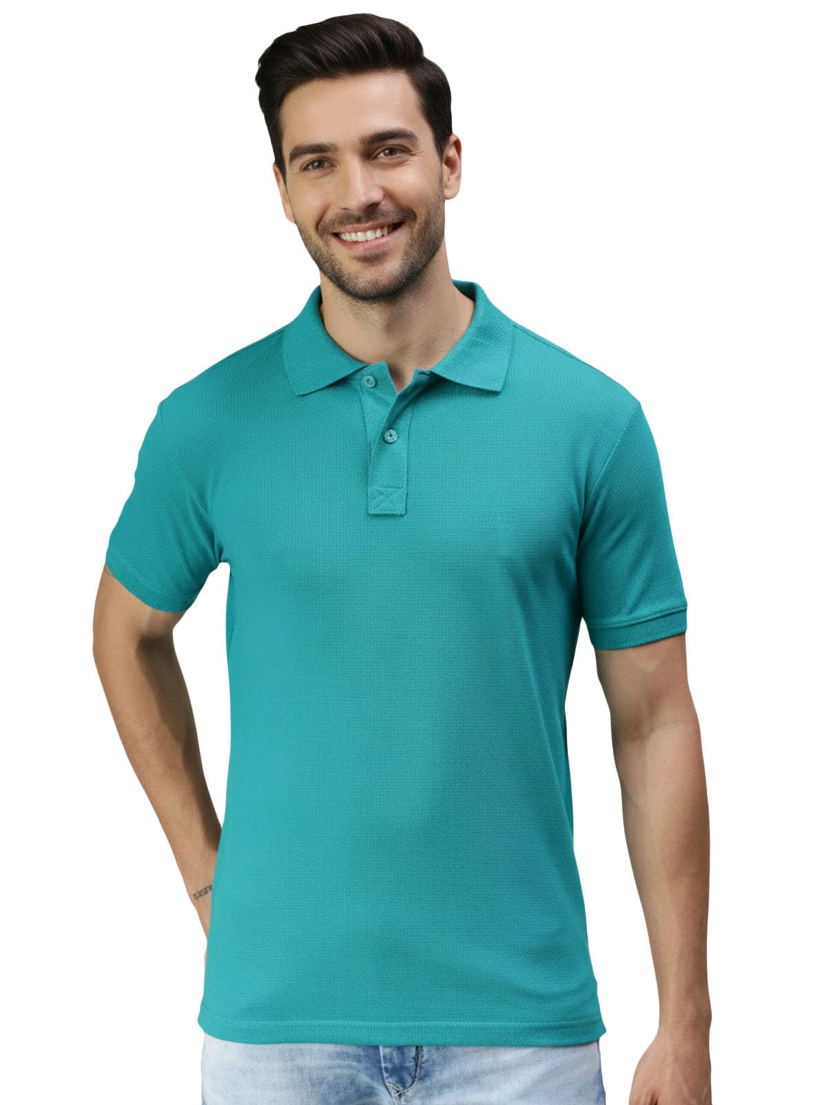 lux cozi Men's Cotton Solid Polo Tshirt_LUXCOZI_POLO1_SGN_XL_1PC-picture-42