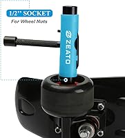 Vista 4 de Herramienta multifunción, todo en una, para patineta (con llave Allen tipo T y destornillador Phillips tipo L)