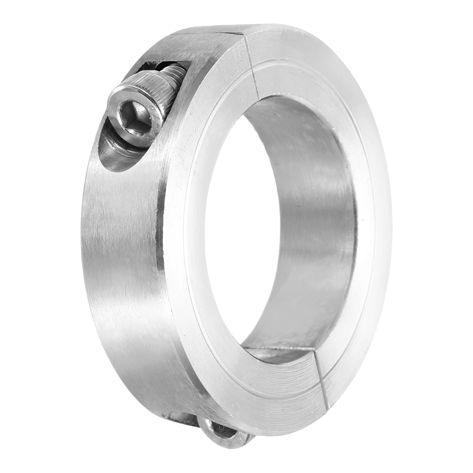 QUARKZMAN Fascia Di Serraggio Per Albero Foro 50mm Doppia Fessura Acciaio Inox 304 Fascia Di Serraggio Per Albero Per Sistemi Di Automazione Industriale E Nastri Trasportatori