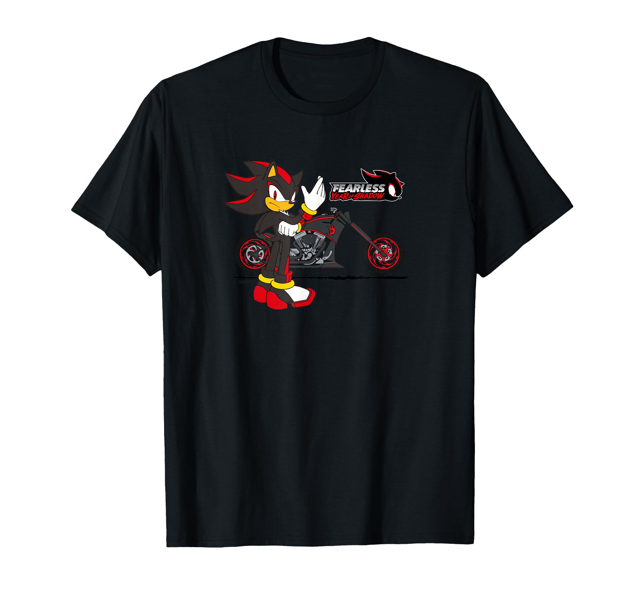 Sonic The Hedgehog, Fearless: Year of Shadow - Motorcycle T-Shirt