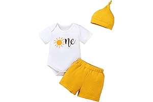 Adorable First Birthday Bodysuit for Baby Boys