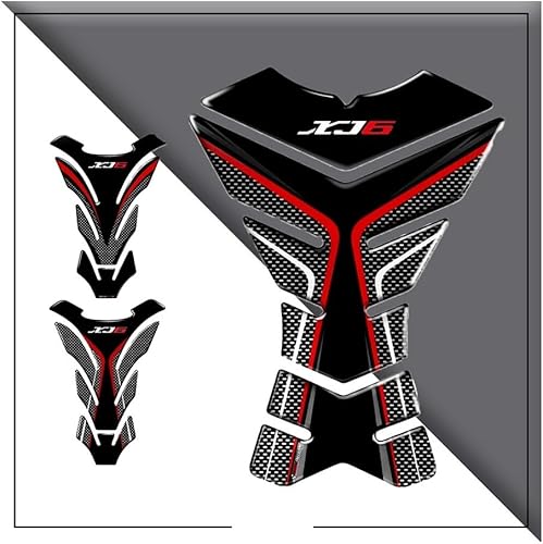 Vista 2 de Fuel Tank Gasket Motorcycle Sticker Tank Pad Protector Decals Stickers Case for Yam&aha XJ6 SP XJ6 ABS Tankpad