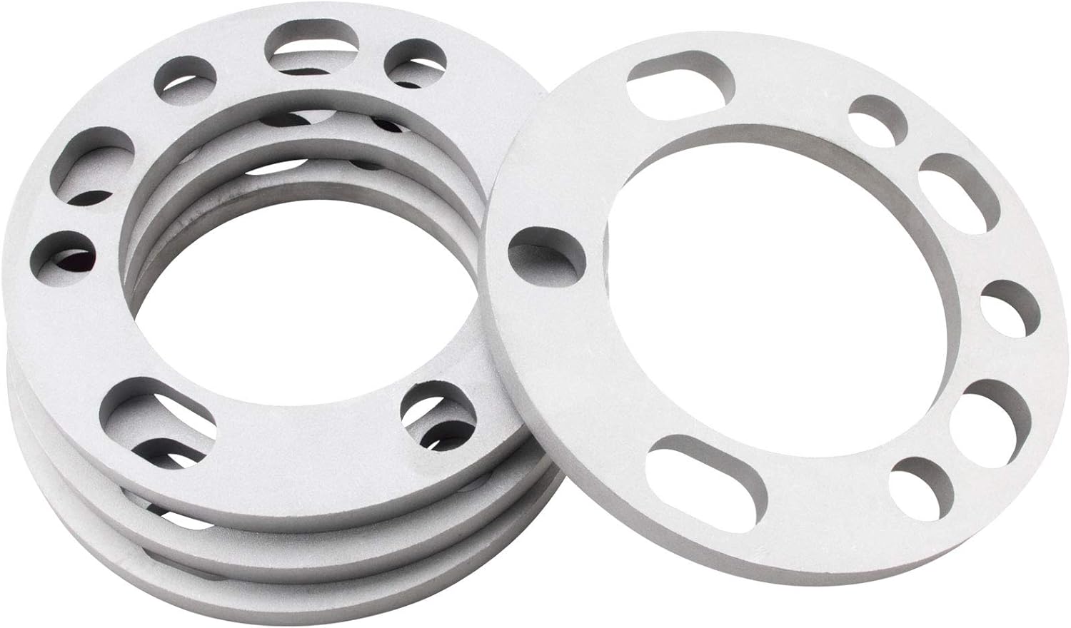 DCVAMOUS 4PC 5x5.5 6x5.5 5x139.7 6x139.7 Universal Wheel Spacers 1/2" (12mm) Compatible with Toyota-Chevy 6 Lug & Dodge-Ford 5 Lug Rims for 75-96 F150 | 94-22 RAM1500 | 98-22 Silverado Sierra 1500 12mm Set of 4