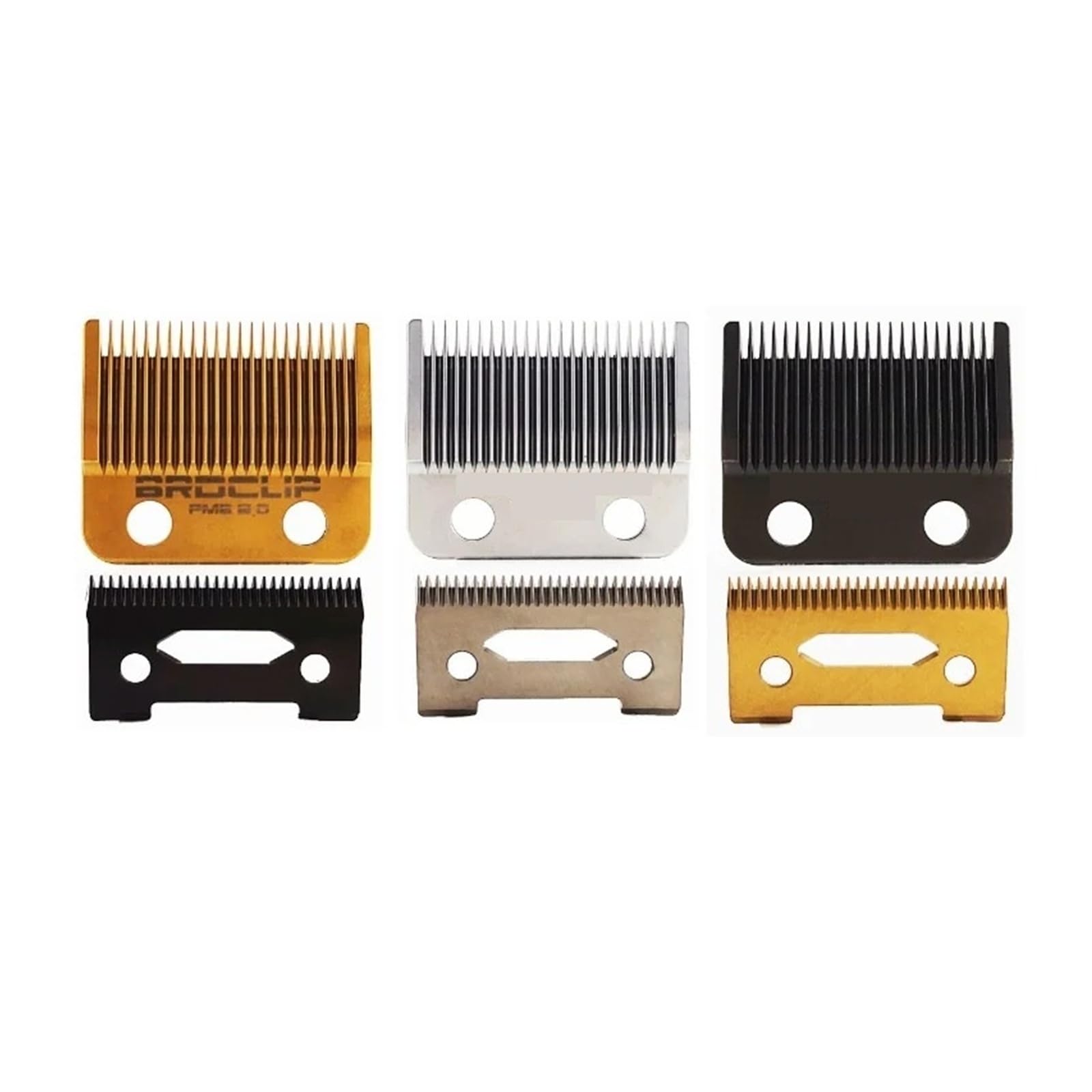 Lama for Tagliacapelli, Compatibile Con BRDCLIP, Compatibile Con Madeshow, Accessori for Rasoio In Ceramica M10 M5 Titanio Cartuccia Di Ricambio for Rasoio(3pcs set)