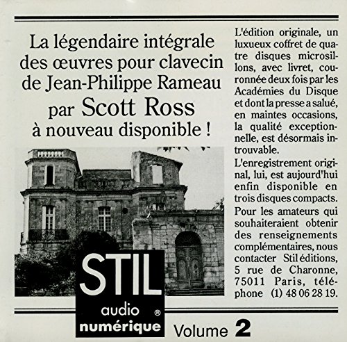 Rameau: Oeuvres pour Clavecin Rameau: Oeuvres pour Clavecin