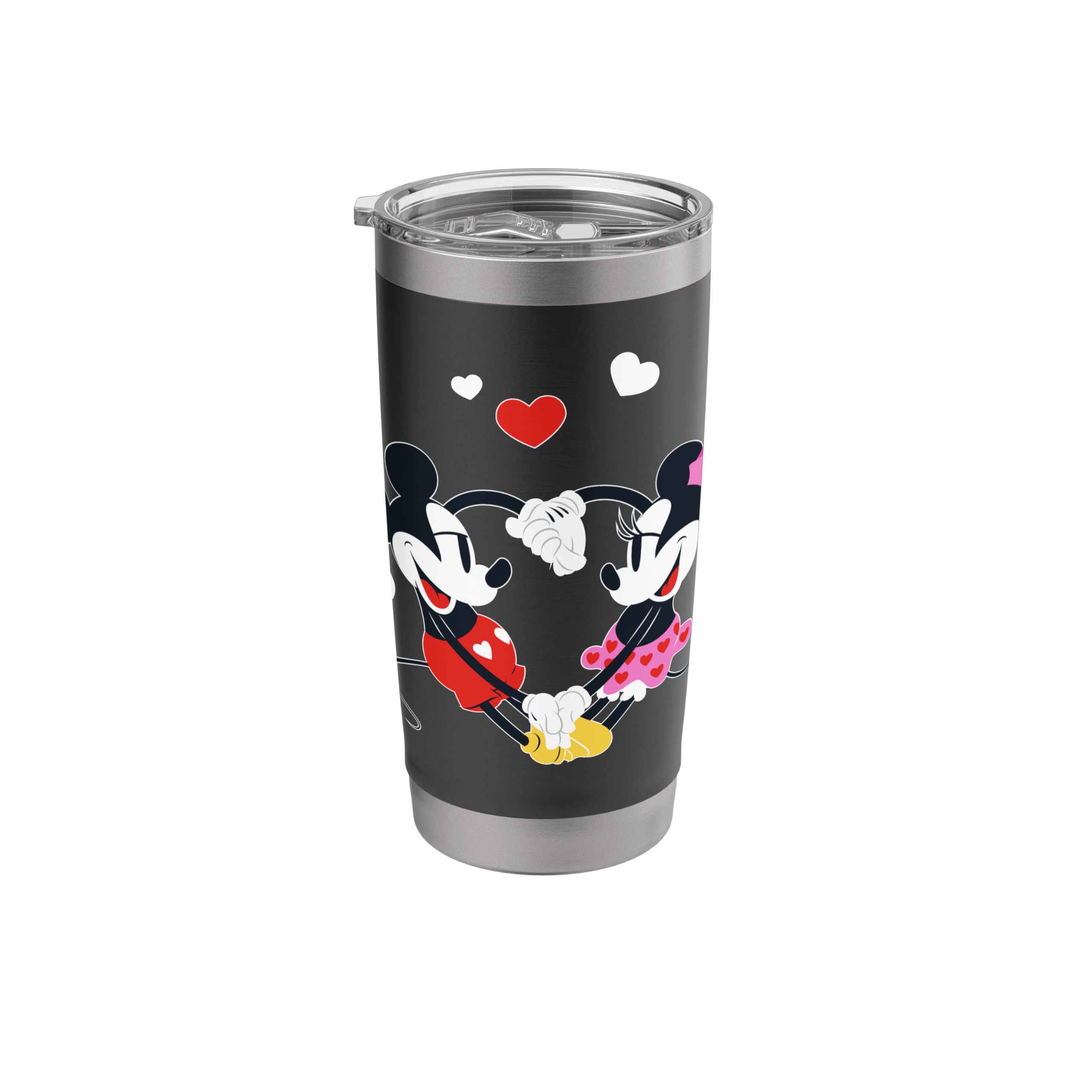 Disney Mickey and Minnie Hearts Valentine’s Day Stainless Steel Insulated Tumbler