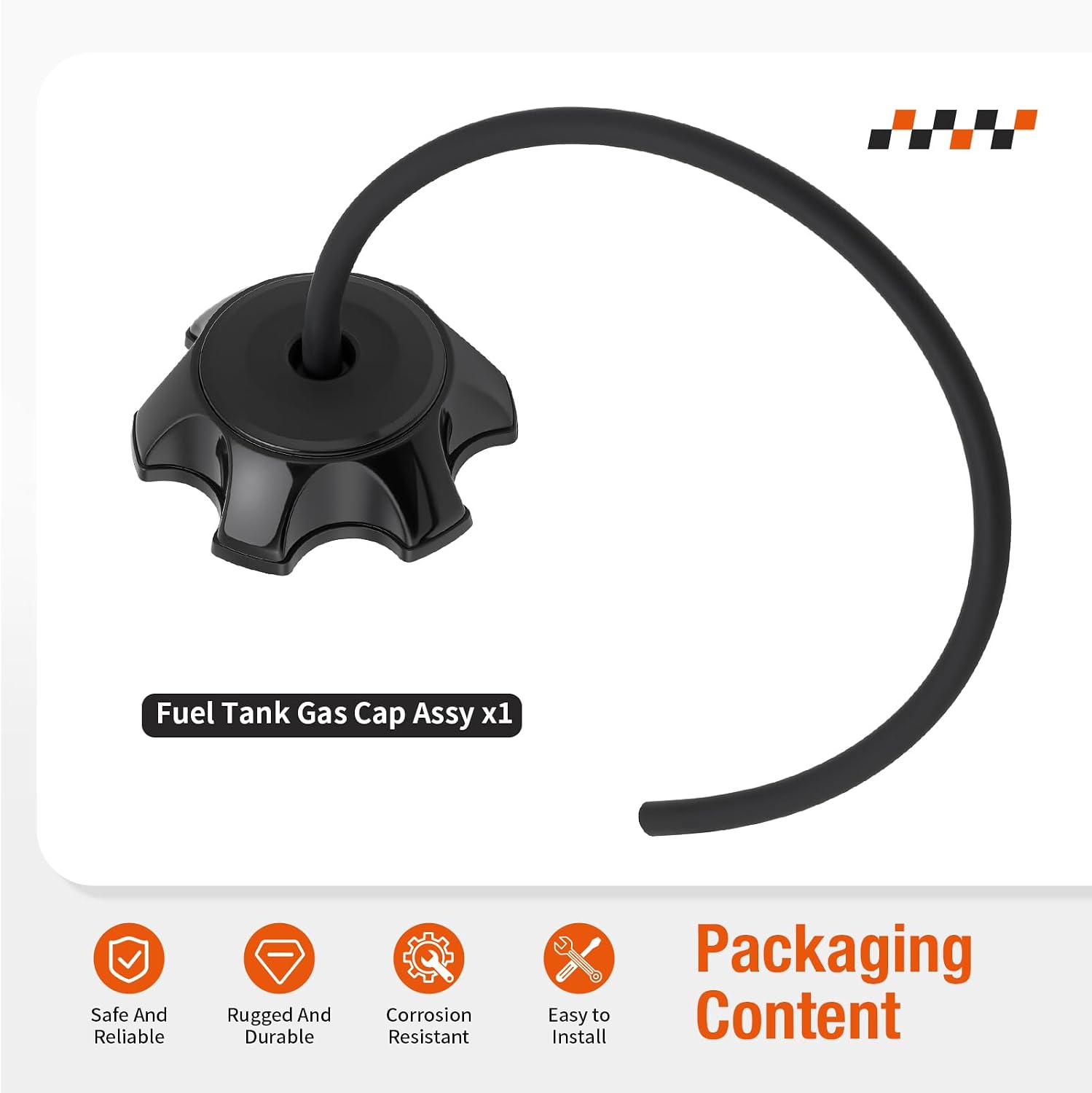 Fuel Tank Gas Cap Assy For Honda CR125R CR250R XR100R CR500R CR80R 1984-1992 17620-ML3-840