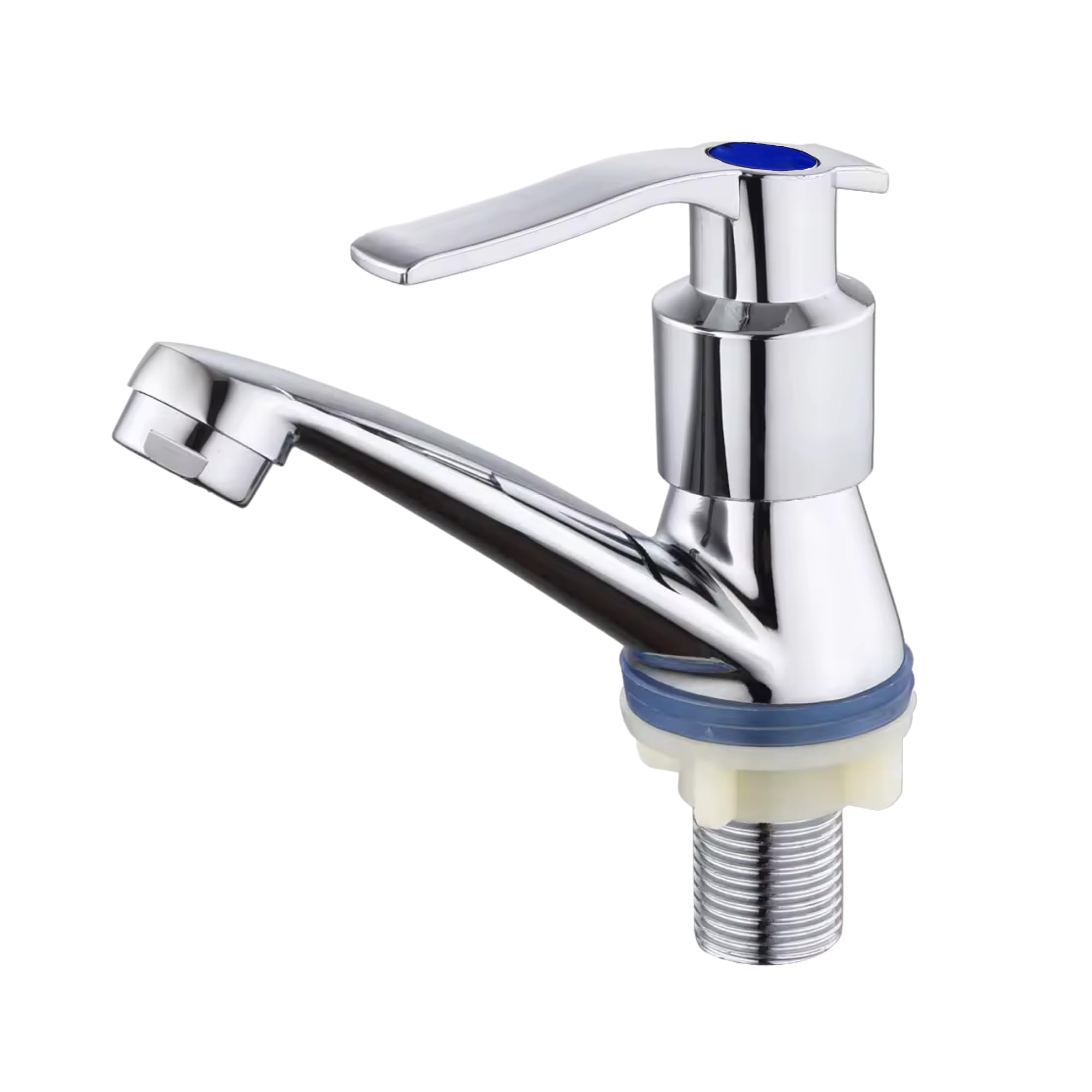 Magic Select G0059 Bathroom Sink Tap, Chrome Faucet, 304 Stainless Steel, Kitchen Sink Tap, Mounting On Table Or Sink, Bathroom Faucet With Standard 1/2" Connections, Indoor And Outdoor