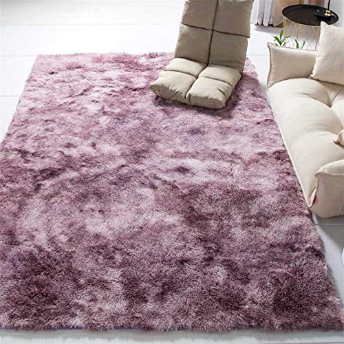 Modernes Wohnzimmer Halle Fluffy Teppich Saloon Foyer Shaggy Mat Baby Room Sleeper Matratze Tatami Teppiche Home Decoration (Color : Purple,