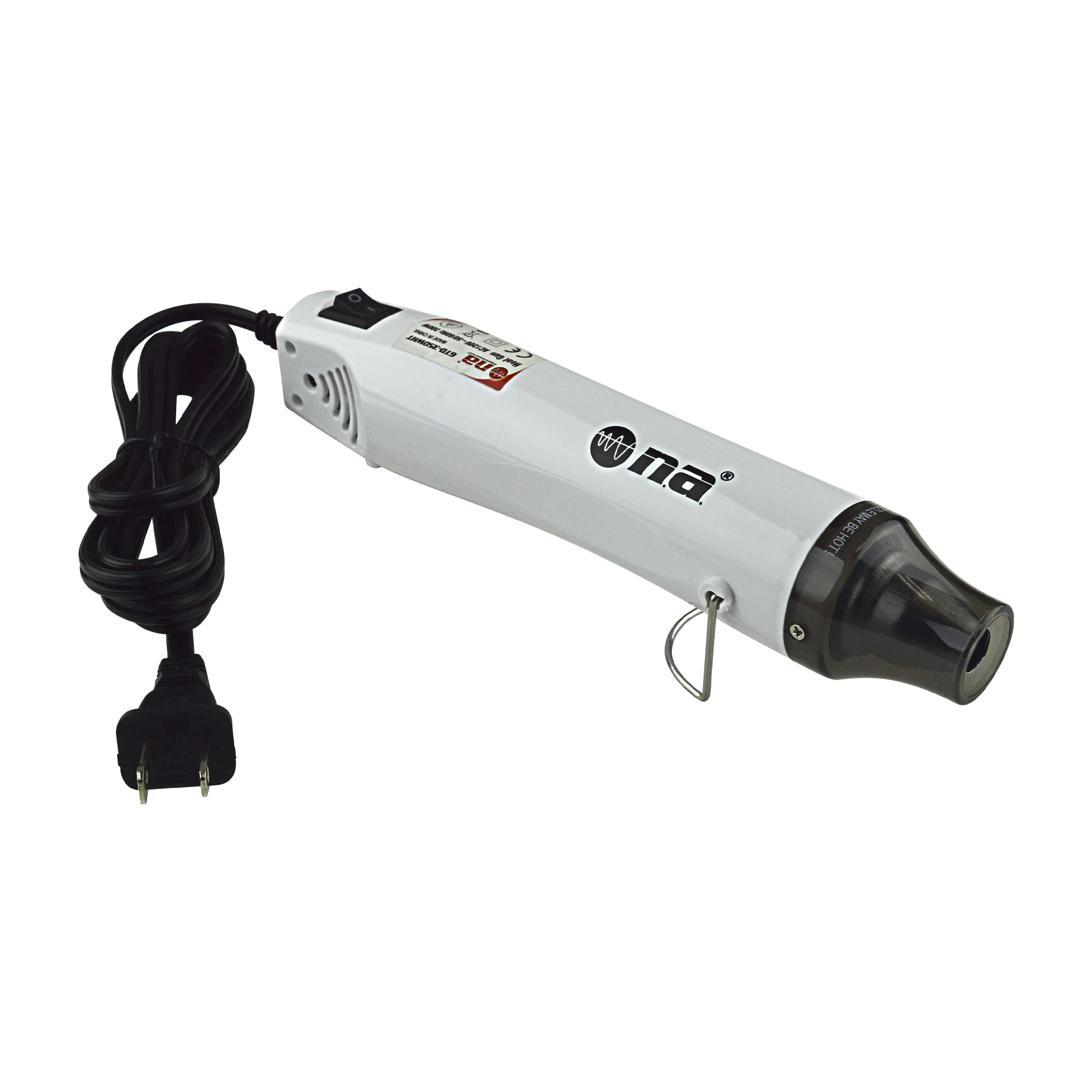 300W Mini Handheld Heat Gun GTD-350WHT White 300W portable for Crafts DIY Epoxy Resin Heat Shrink Tubing Electronics — view 4