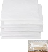 Hejo 6 Packs Extra Large Plastic Tarpaulin for Protection, 4 x 5 m Protective Paint, Waterproof Plastic Sheets, Dust Sheets for Painting and Furnishing