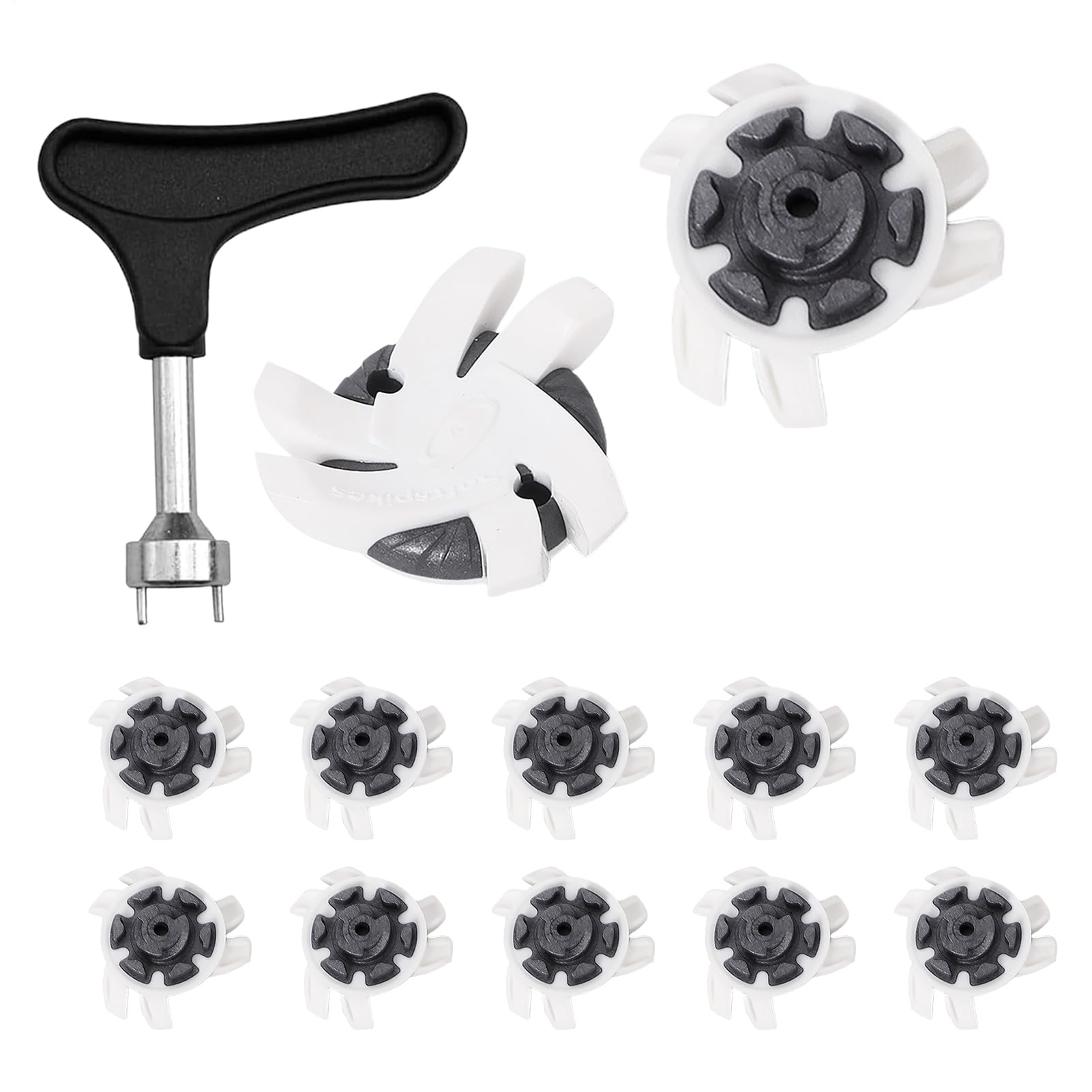 Genérico Reemplazos de clavos para zapatos de golf, Clavos para zapatos de golf - Zapatos con tacos de, calzado antideslizante | Picos de portátiles de rápido, prácticos tacos de para canchas al