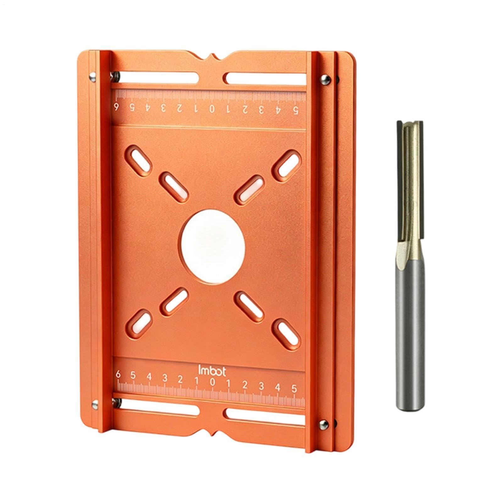 Router Jigs and Guides Aluminum Alloy Adjustable Double Scale Clamp