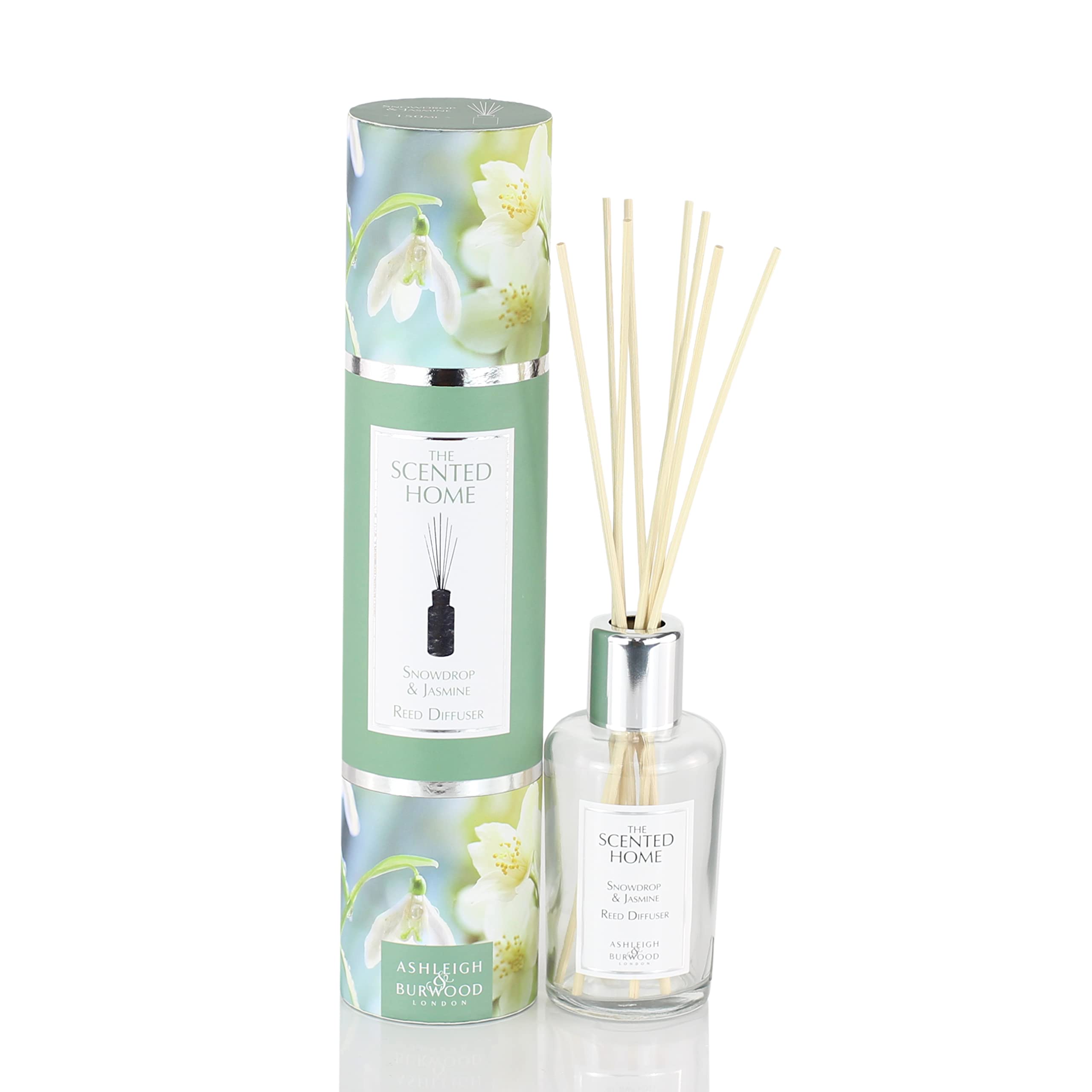 Ashleigh & Burwood White Scented Home Snowdrop & Jasmine 150Ml Diffuser
