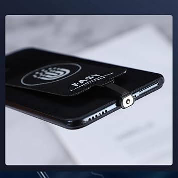 Type C Wireless Charging Receiver, Thin Magnetic Dual Purpose Charger Receiver, Charging Patch for All Type C Interface Cell Phones
