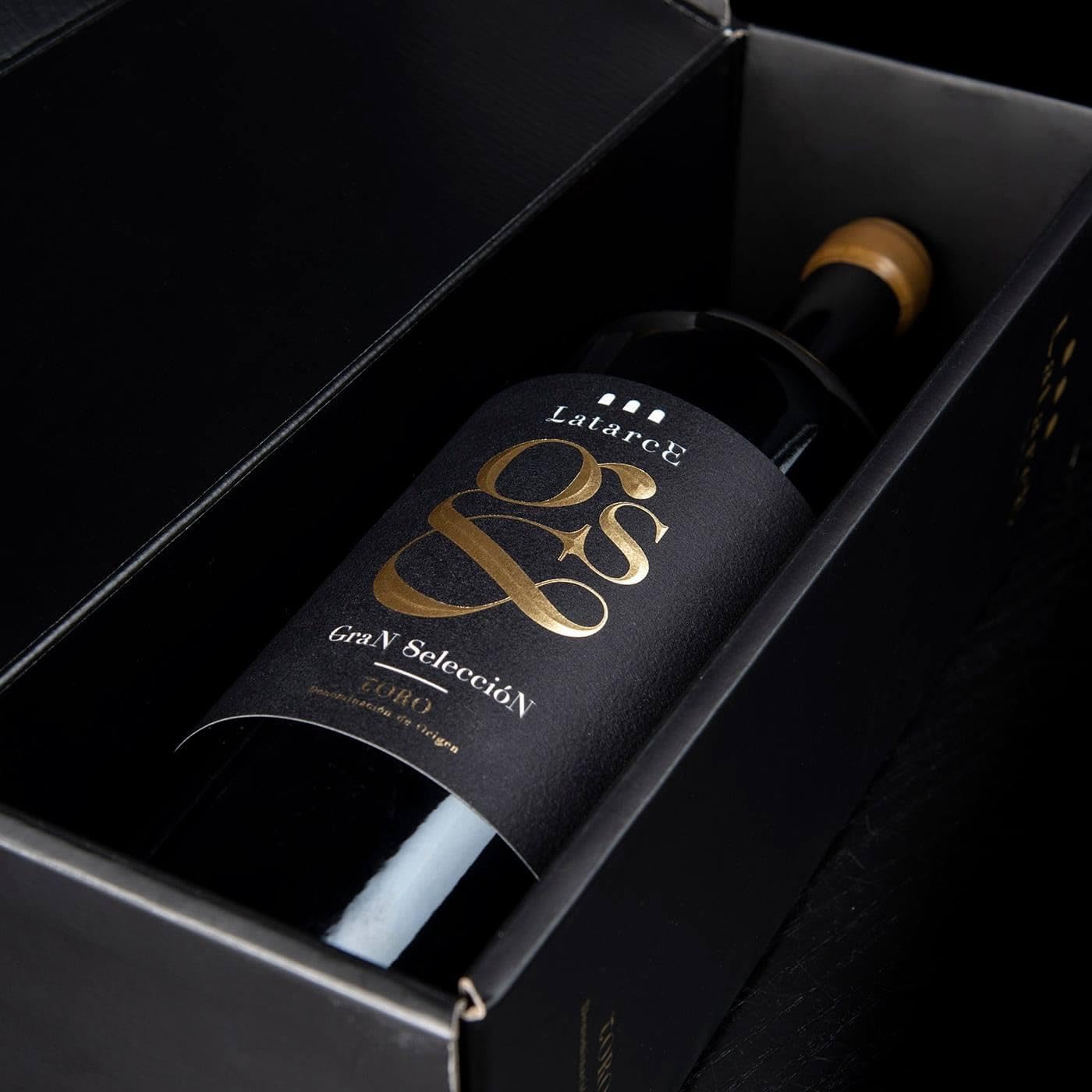 Latarce Gran Selección 2018 | Vino Tinto D.O. Toro 100% Tinta de Toro | Magnum 1,5L Estuche Numerado | Viñedos 70 Años 18 Meses Roble Francés | Edición Limitada 856 Botellas