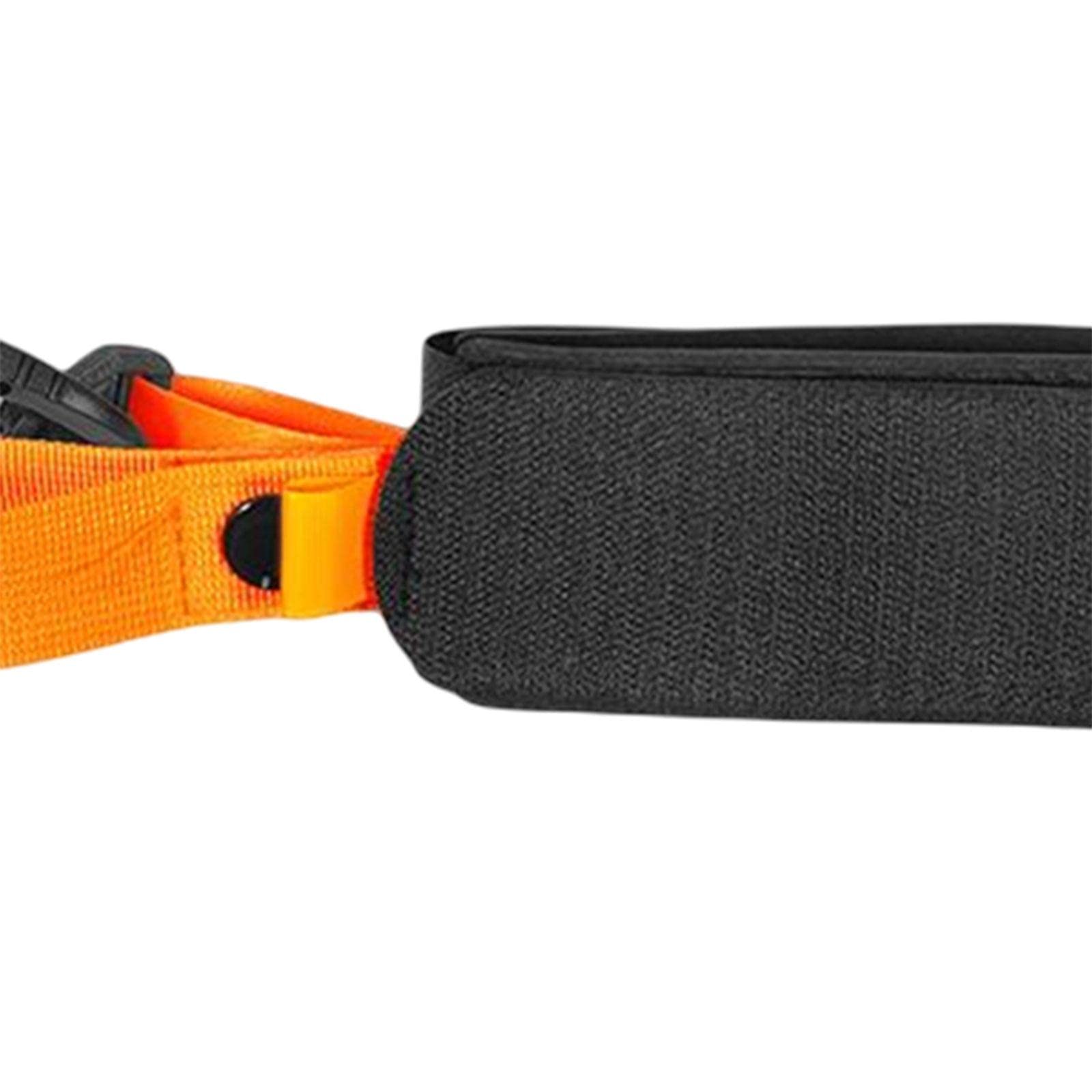 rockible Ski Transport Belt Snowboard Straps Ski Straps Handle Carrier for Outdoor Enthusiasts, Orange