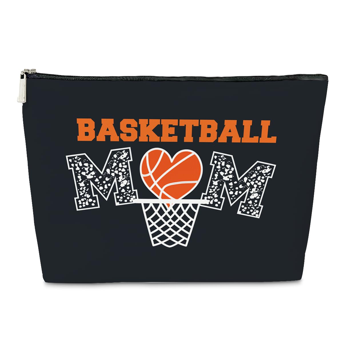 JioJio Chan Basketball Gift Makeup Bag, Sport Mom Bag, Basketball Accessory, Mom Gift for Girl, Purse Cosmetic Pouch, Party Favor, WNBA Stuff