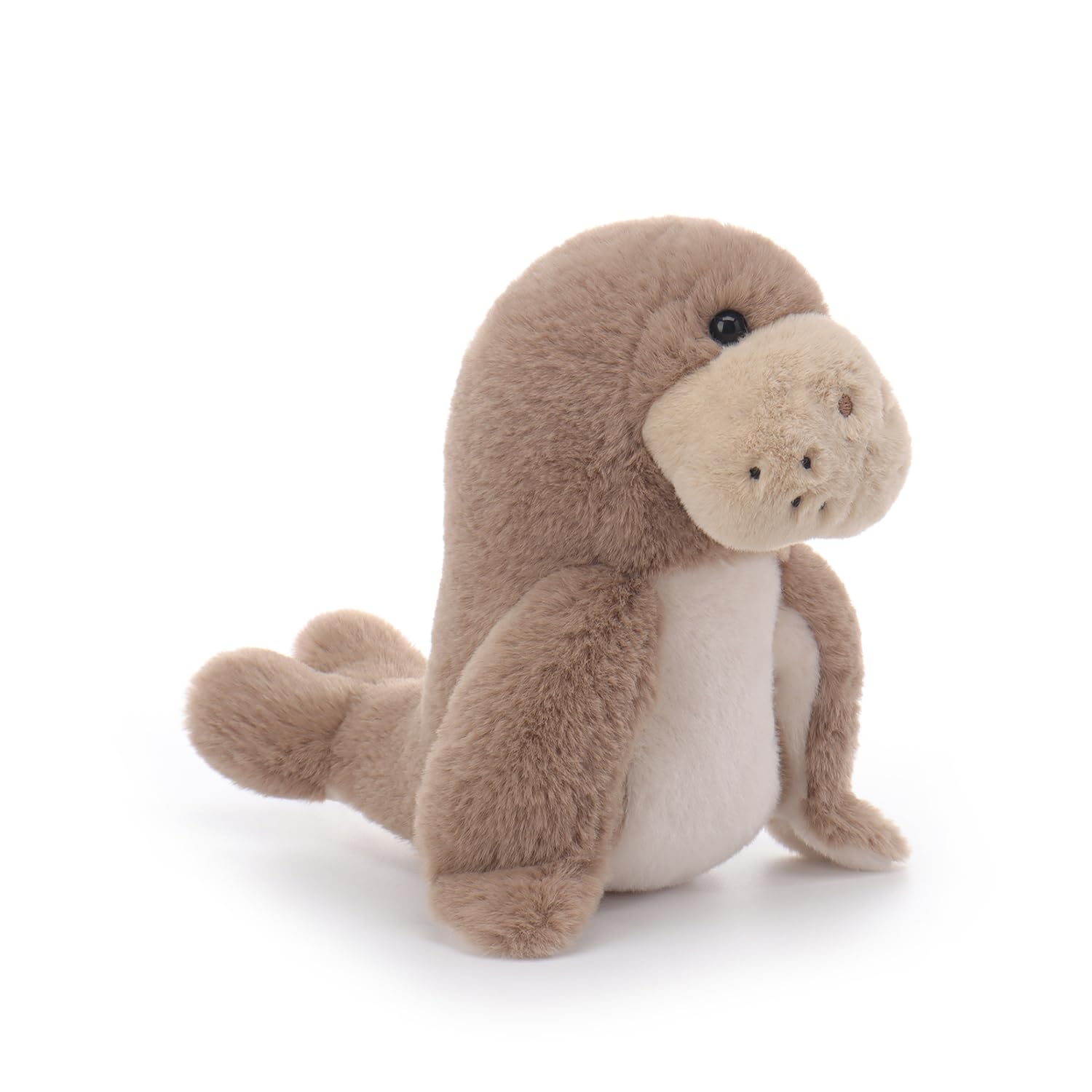 Apricot Lamb Sunshine Manatee Sea Cow Plushies Stuffed Animals for Baby Girl and Boy Soft Cute Plush Toys for Kids 7 Inches