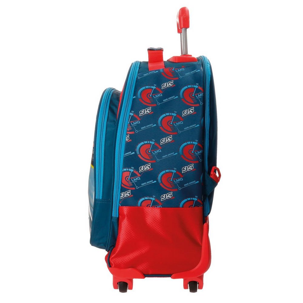 Cars Race Adaptable Backpack with Trolley