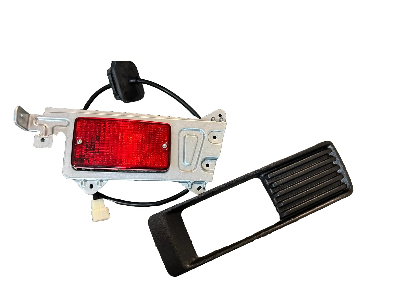 Faro Fanale Fanalino Posteriore Destro Per Vitara dal 1988 al 1998 Retronebbia Paraurti Gruppo Ottico Stop Luce Inferiore Con Portalampade e Lampadine e Griglia