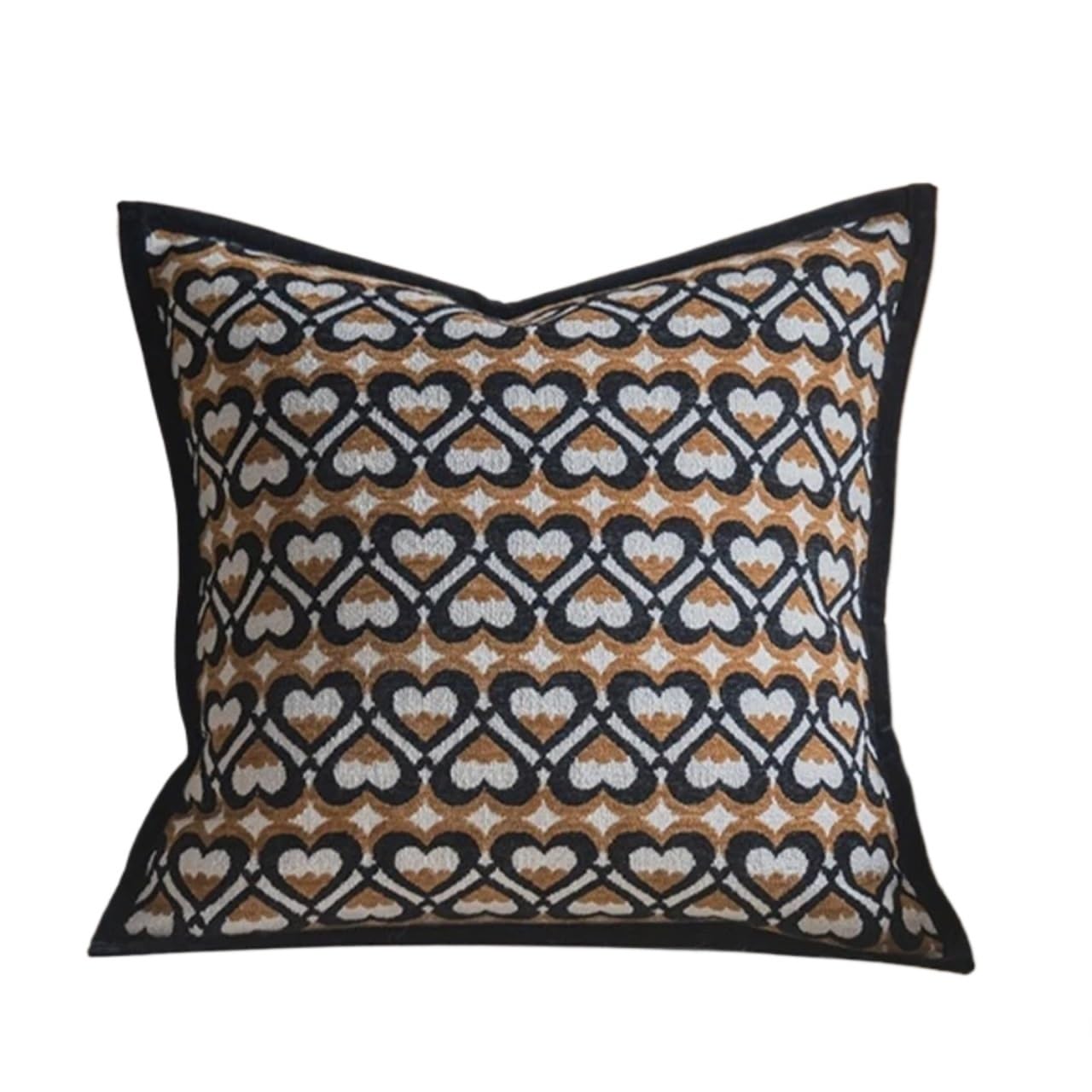 IUVYTA Chenille Pillow Covers Living Room Sofa Cushion Cover Chenille Tiger Geometric Jacquard Pillowca Pillow Covers Decorative(D-Cushion Cover,50X50CM)