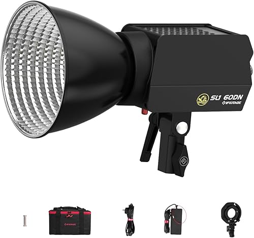 Miniatura 9 de IFOOTAGE Luz de video 220DN,Luz LED COB de 220W, Iluminación continua para fotografía, CRI 98, TLCI 99,42000Lux 1M,8 efectos de iluminación,