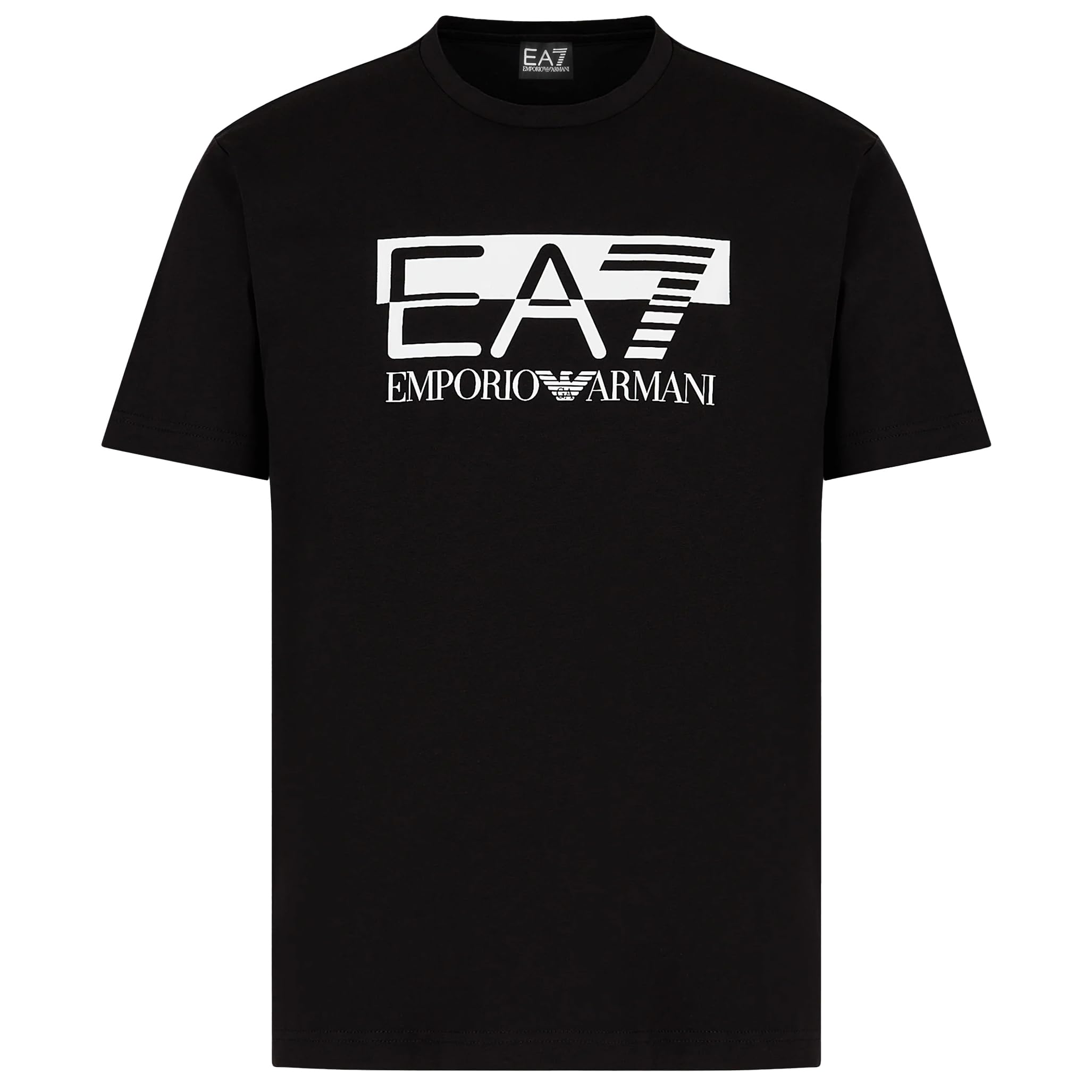 Emporio Armani Maglietta T-Shirt Uomo EA7 6RPT62 PJ03Z, Manica Corta, Girocollo (Nero, L)