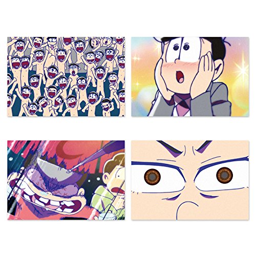 Osomatsu-San Change Face Set de cartes postales Vol. 2 B merchandising manga japonais rare
