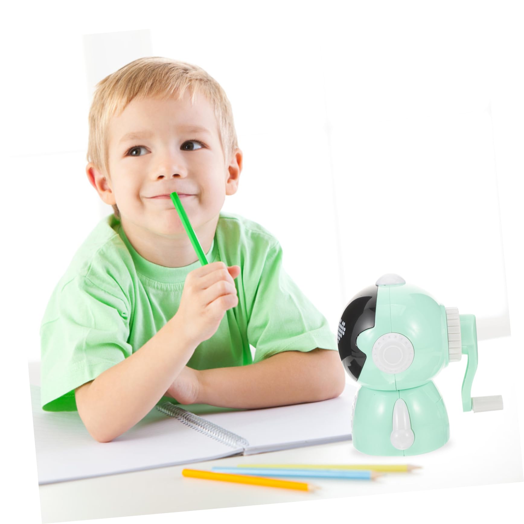 SHINEOFI 3pezzi Temperamatite Mano Per Design Cancelleria Per Scuola e Casa Facile Usare e Resistente Per Compleanno e Speciali