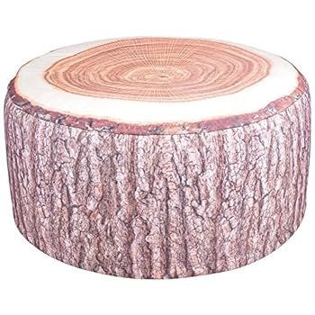 Alternative view of Esschert Design BK014 Outdoor Poufs Garden Seat, Tree Trunk Medium