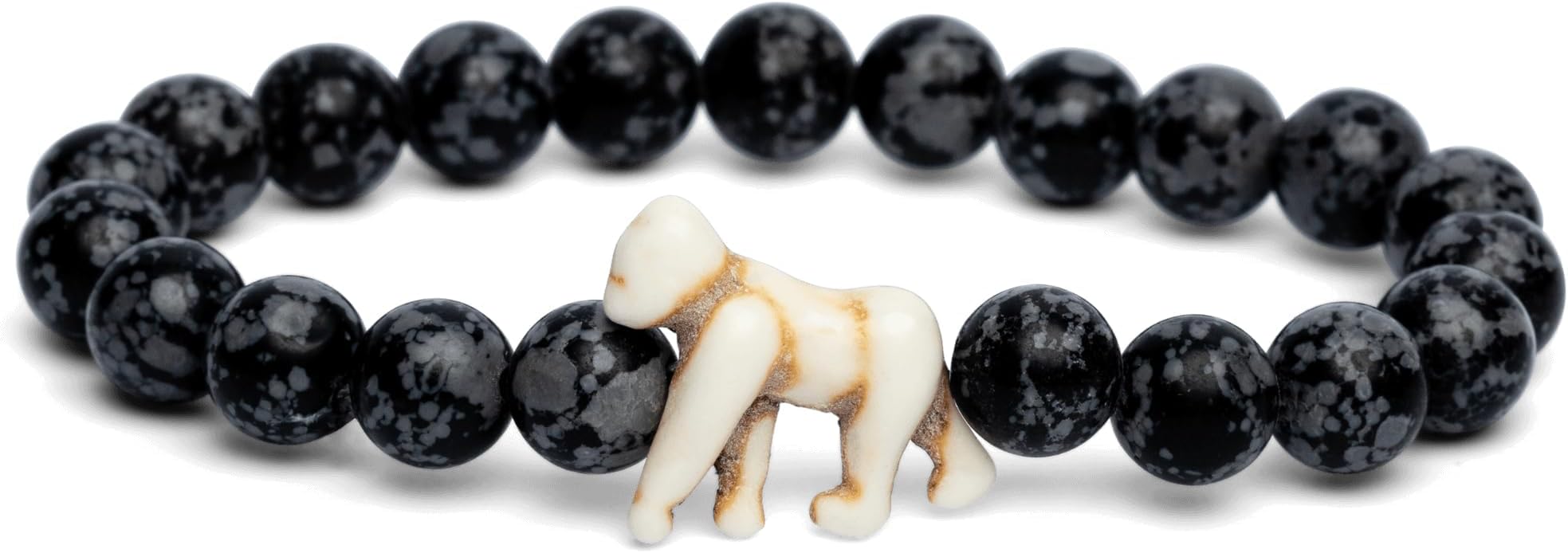 Fahlo Gorilla Tracking Bracelet – Track a Real Gorilla’s Journey – Supports Wildlife Conservation – Elastic, One Size Fits Most – on Interactive Mobile App Map – Unisex Conservation Gift