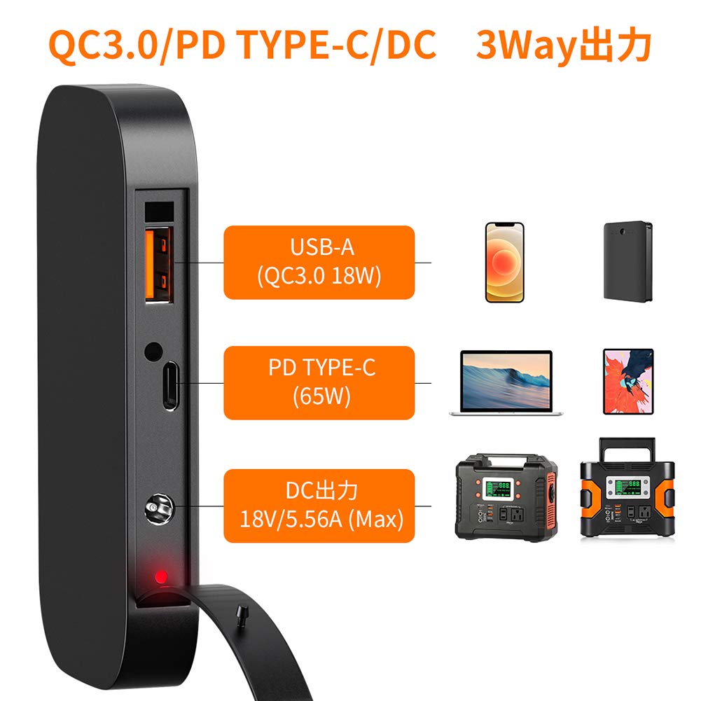 Amazon.co.jp: FF FLASHFISH ソーラーチャージャー ソーラーパネル充電  