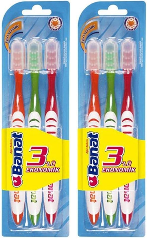 Banat Family Pack 3'lü Diş Fırçası 2li paket